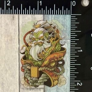 🌀10/$10🌀 Translucent Japanese Tattoo Art Reusable Waterproof Vinyl Sticker Dec